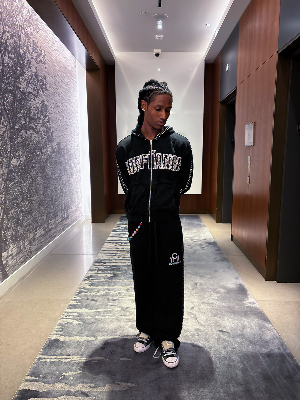 BLACK GEMSTONE PANTS (CLEARSTONE EDITION)