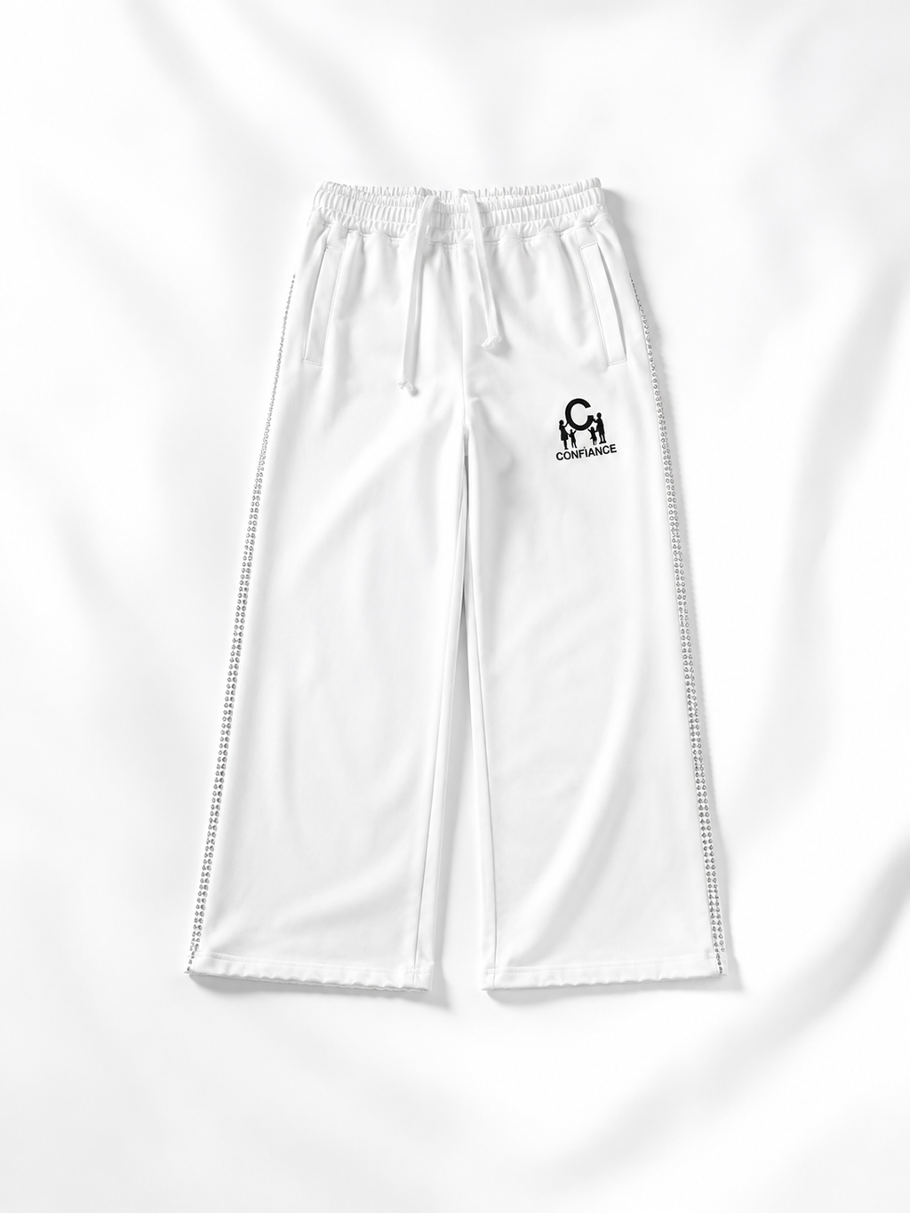 WHITE GEMSTONE PANTS (CLEARSTONE EDITION)