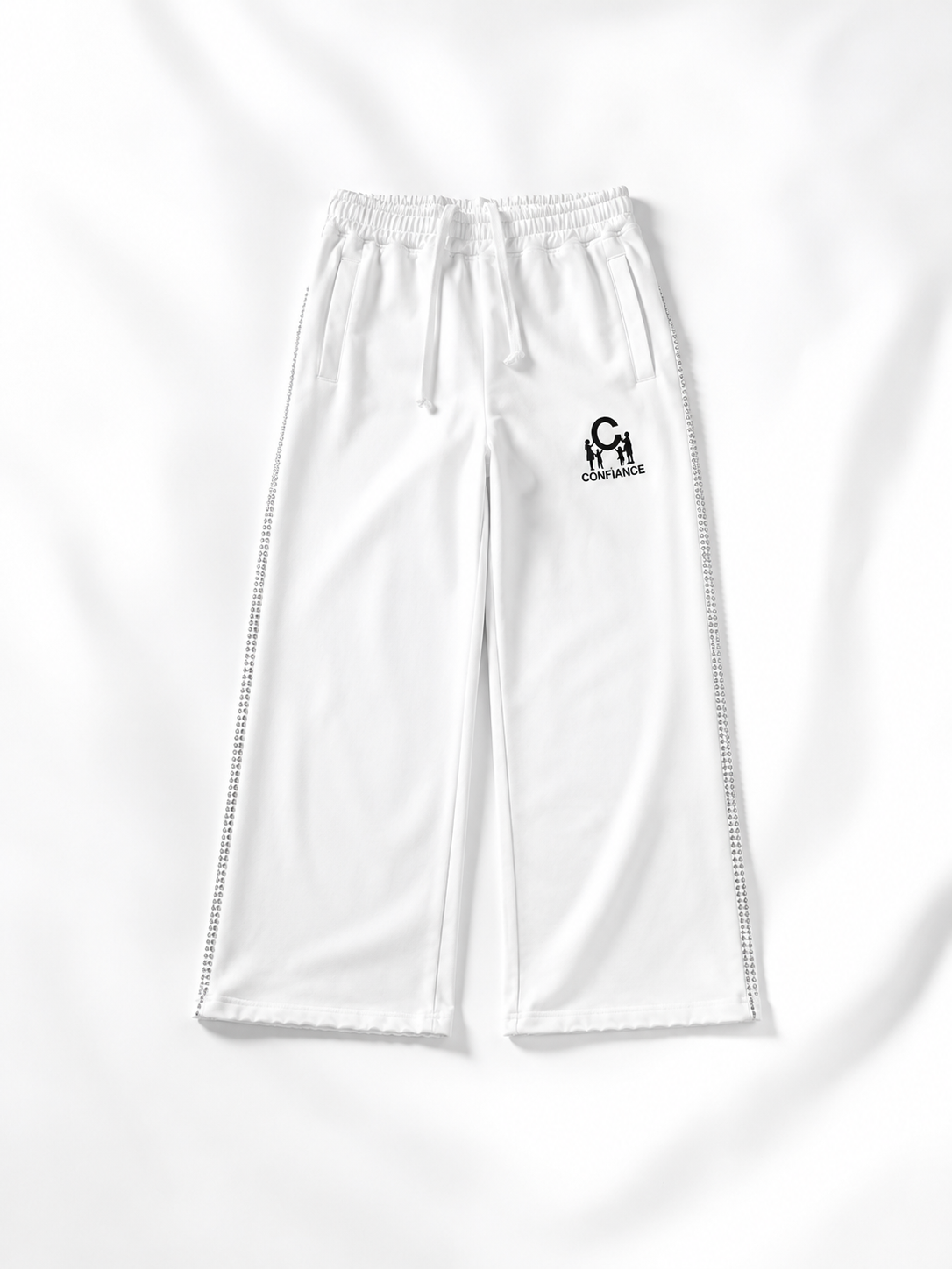 WHITE GEMSTONE PANTS (CLEARSTONE EDITION)