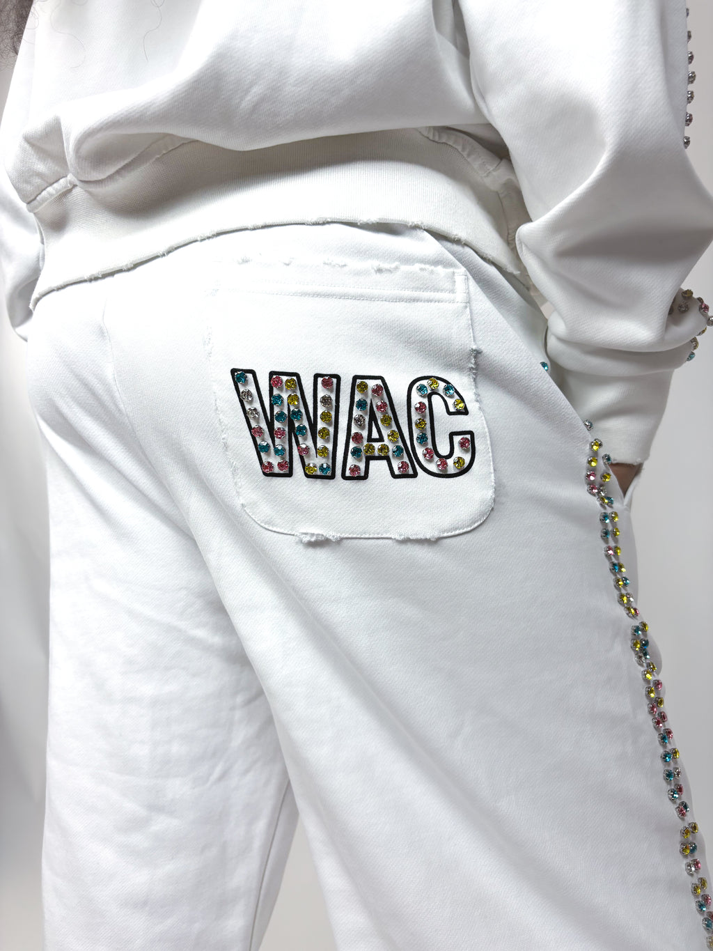 WHITE GEMSTONE PANTS (COLORFUL EDITION)