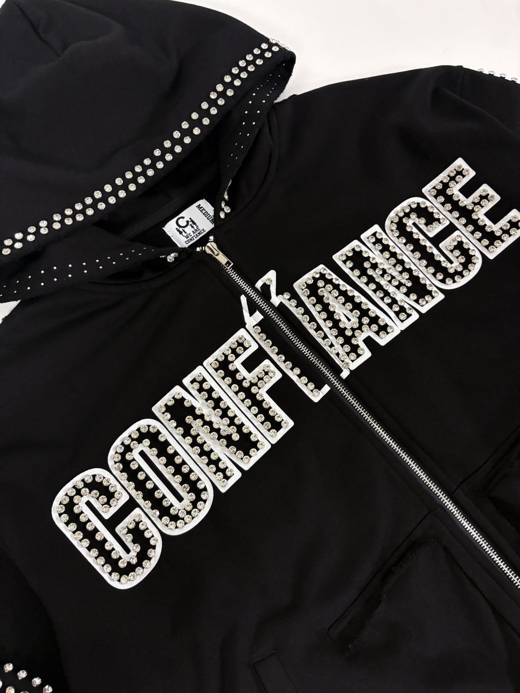 BLACK GEMSTONE ZIPUP (Clear Edition)