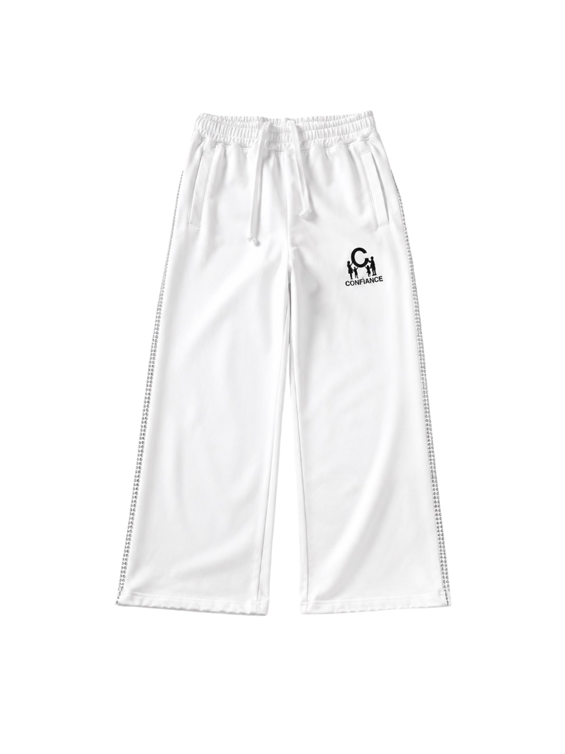 WHITE GEMSTONE PANTS (CLEAR EDITION)