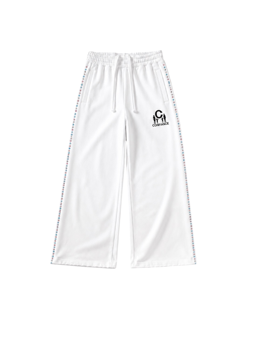 WHITE GEMSTONE PANTS (COLORFUL EDITION)