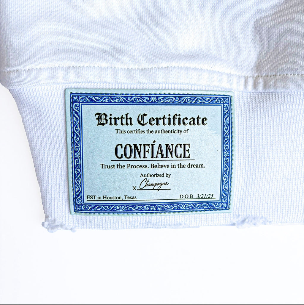 WHITE GEMSTONE ZIPUP