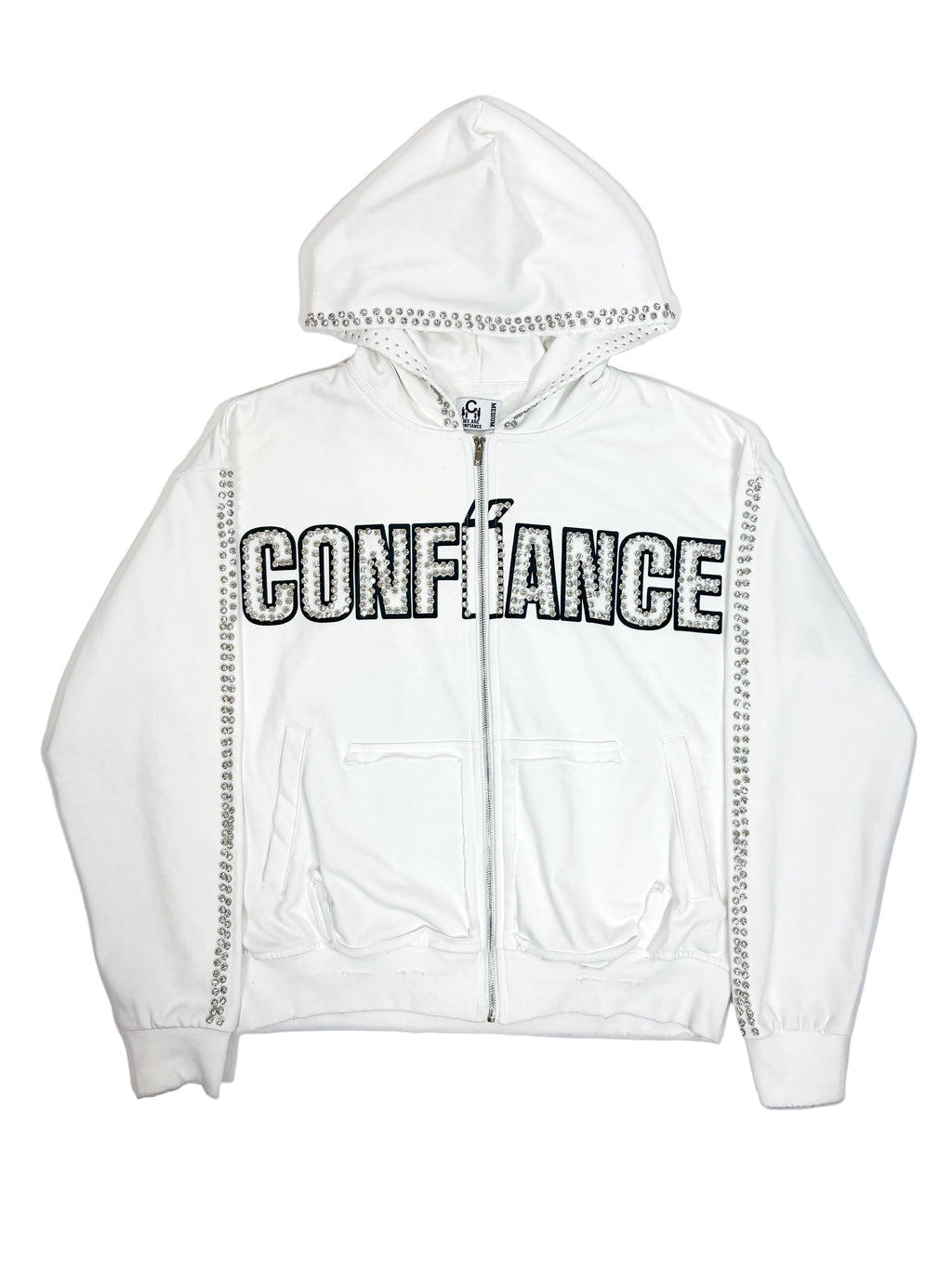 WHITE GEMSTONE ZIPUP (Clear Edition)