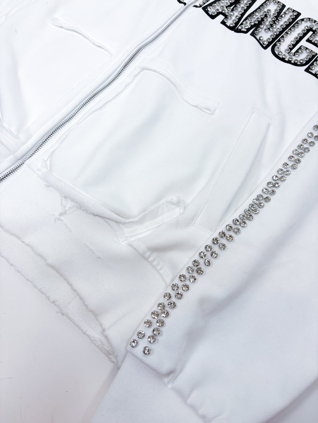 WHITE GEMSTONE ZIPUP (Clear Edition)