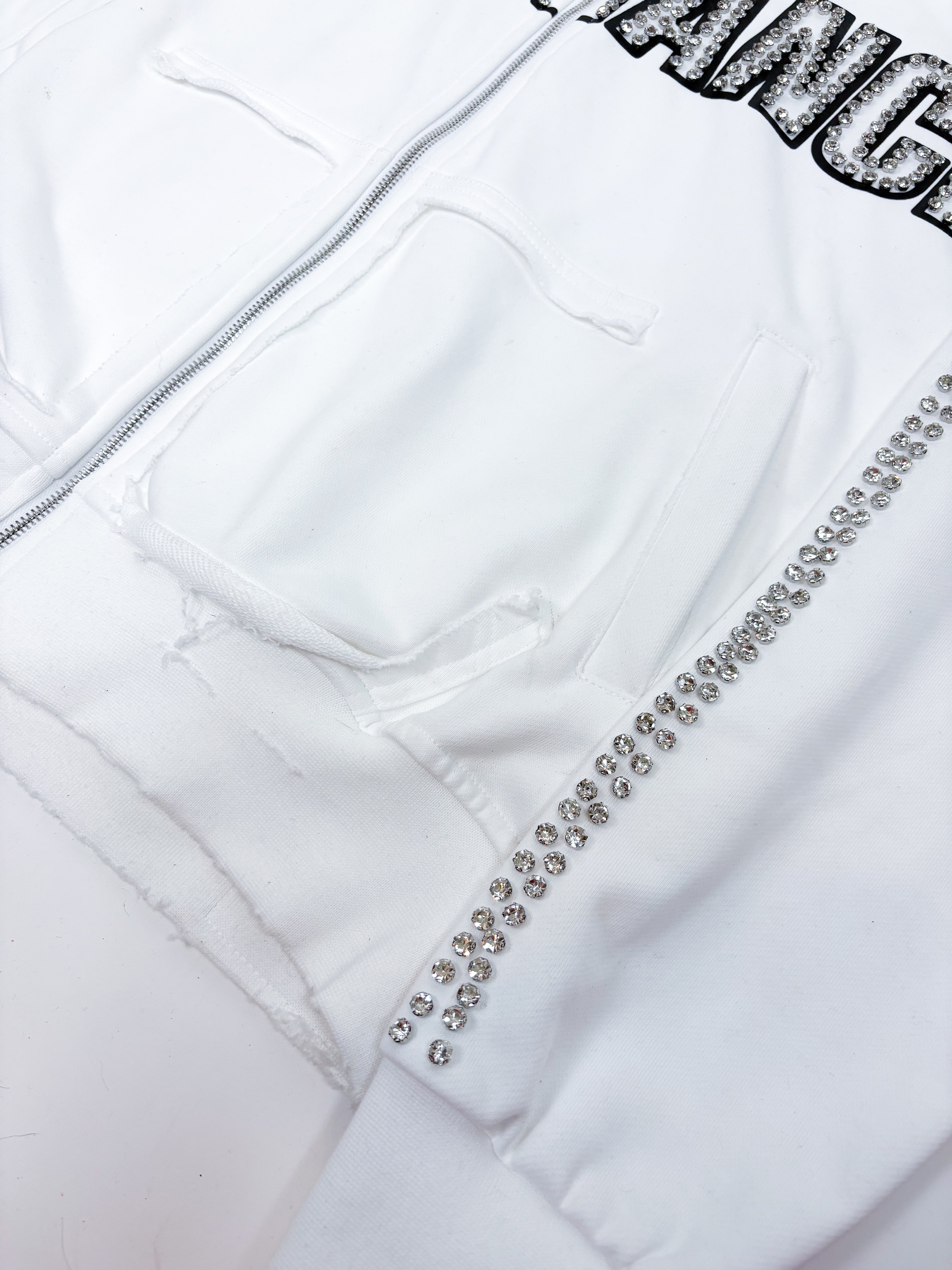 WHITE GEMSTONE ZIPUP (Clear Edition)