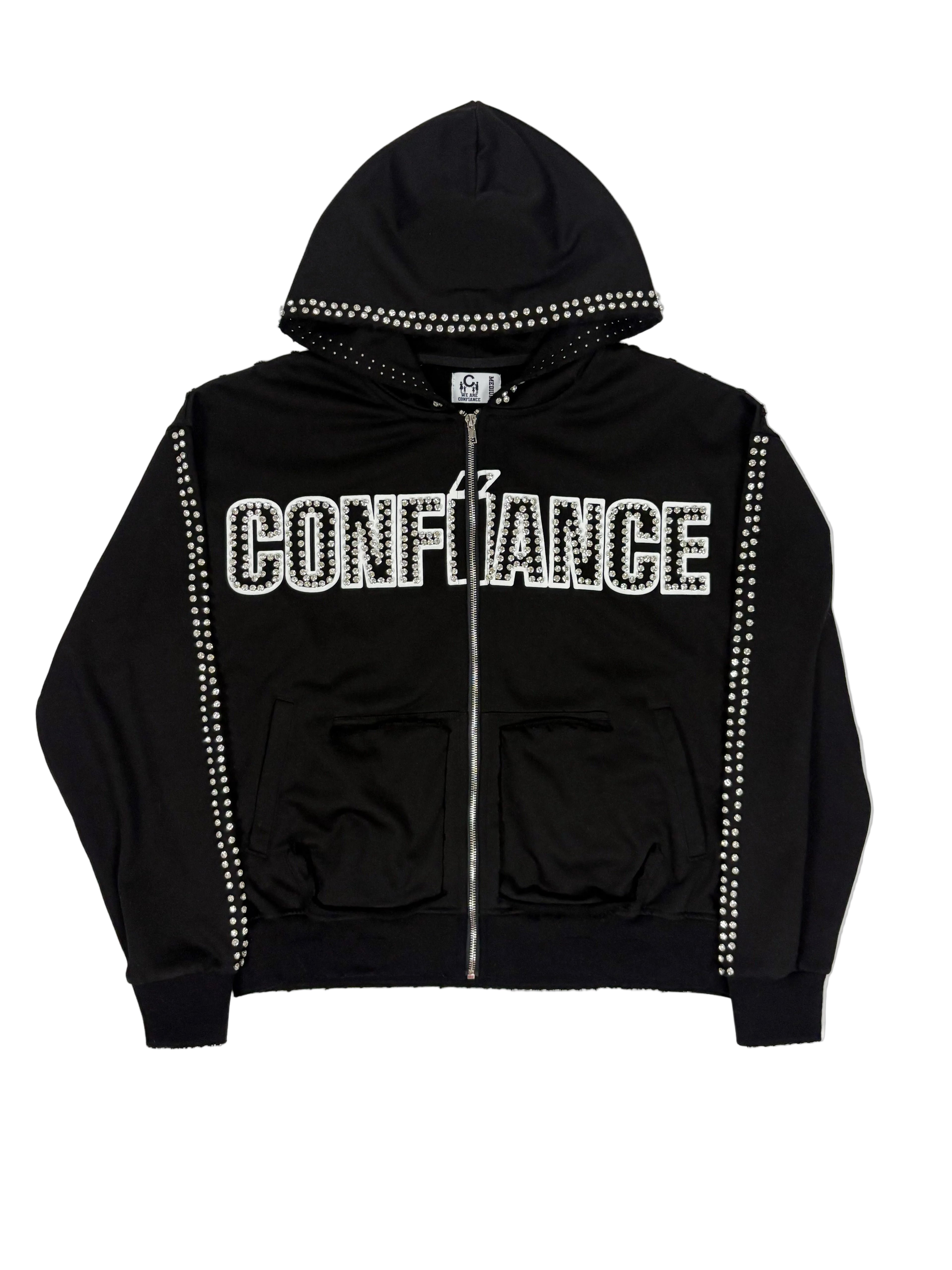 BLACK GEMSTONE ZIPUP (Clear Edition)